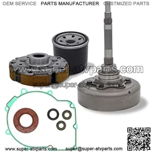 TUNTROL Replacement Clutch Kits Assembly compatible with Yamaha 660, Includes Clutch, Drum, Housing, Filter, ATV UTV