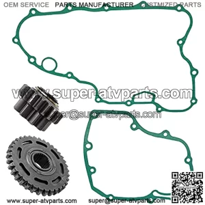 Starter Starting Clutch Gear Bearing Gasket Kit for Honda TRX450ER TRX450 2006-2014, OEM# 28125-MEY-671 28110-MEY-670 28120-HP1-602