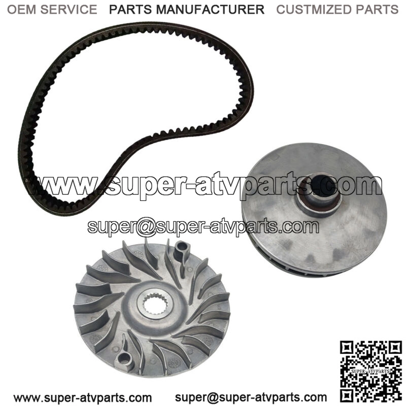 132mm Primary Front Clutch W Drive Belt For Linhai 400 ATV UTV CUV Bighorn NEW - Image 3
