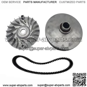 132mm Primary Front Clutch W Drive Belt For LINHAI 400 ATV UTV CUV Bighorn