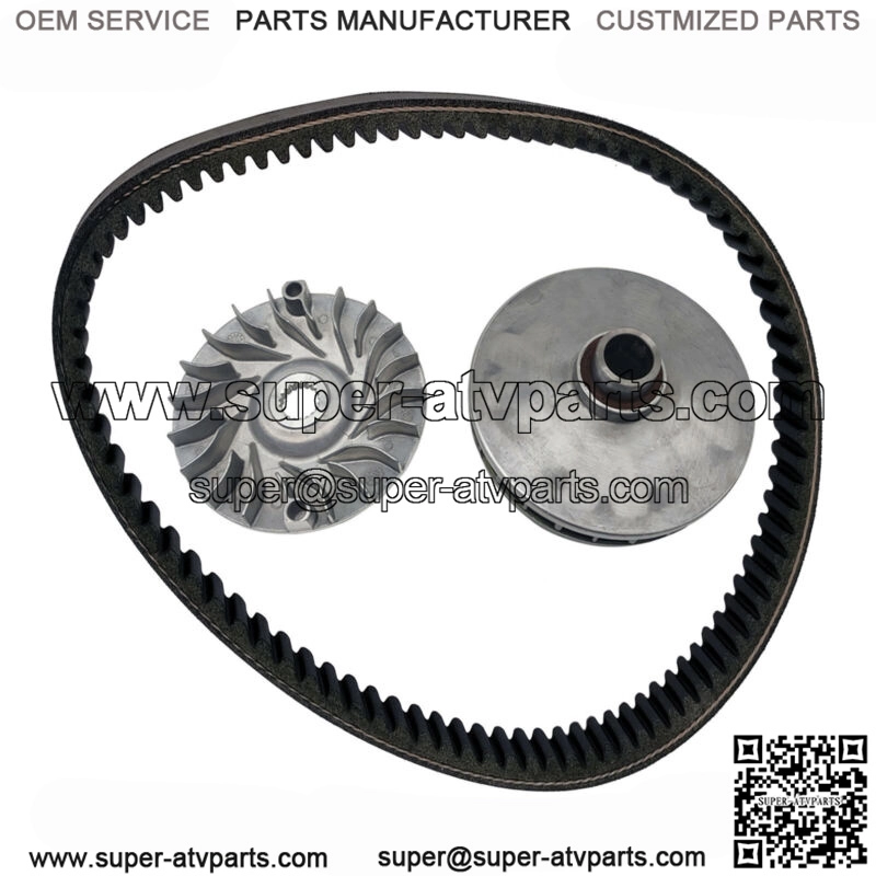 132mm Primary Front Clutch W Drive Belt For LINHAI 400 ATV UTV CUV Bighorn - Image 2
