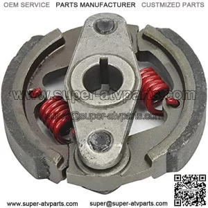 Fydun Terisass Embrayage Pocket Bike - Clutch Pad Clutch Shoe Assy 2 Stroke Clutch Pad Fits for 43cc 47cc 49cc Mini Motorcycle Quad ATV Dirt Bike Complete Assembled Clutch Auto Parts