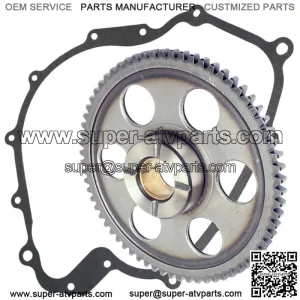 Starter Clutch Gear Idler & Gasket for Yamaha 660 YXR660 4X4 2004-2007