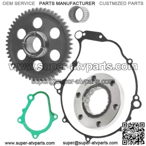 Starter Clutch & Gear Idler W/ Gaskets For Yamaha YFM660R Raptor 660R 2001-2003