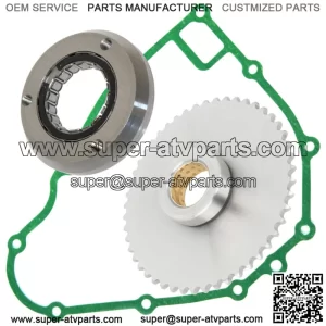 Starter Clutch Idler Gear Gasket Set For Kawasaki Bayou 300 KLF300 C 4X4 89-2004