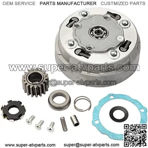 17 Teeth Auto Clutch Set For 50cc 110cc 125cc 135cc Go Kart ATV Quad Dirt Bike