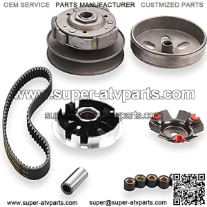 Gy6 150cc high performance clutch set??include clutch Assembly and Variator Assembly with 743 belt, fit for GY6 125cc And 150cc 4-Stroke Engine Scooter ATV Taotao Roketa Sunl