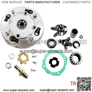 18T Teeth Semi Automatic Clutch Assembly with Accessories for 50cc 70cc 90cc 110cc 125cc 135cc ATV Quad Go Kart Dirt Bike Taotao SUNL Roketa Kazuma JCL NST