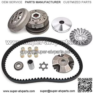 Clutch Assembly Variator Rebuild Kit Replacement for Scrambler Predator Sportsman 50 or 90 cc 2 stoke ATV