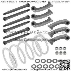6x Centrifugal Lever Set Weights and Spring for Can-Am 420248497 420238610