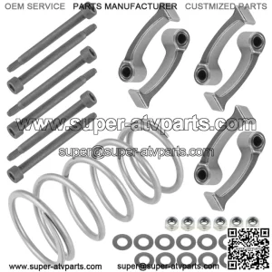6x Clutch Weights Centrifugal Lever Set w/Spring for Can-Am 420248558 420238610