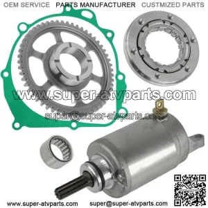 Starter Motor w/ Gear Bearing Gasket for Suzuki Quadracer 450 LT-R450 2006-2009