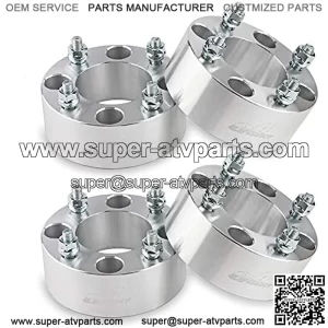 4x110 ATV Wheel Spacers 2 inch with 10??1.25 Studs, Wheel Spacer Adapters 74mm Hub Bore, Compatible with Honda, Suzuki, Yamaha, Bombardier(Read Listing for Year Model Info), 4 Pack