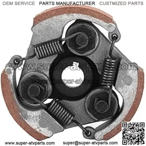 49Cc Clutch Pad Centrifugal Clutch Heavy Duty Waterproof Centrifugal Clutch Pad Fits for 47cc 49cc Mini Quad Moto Dirt Pit Bike Pocket Bike ATV Scooter