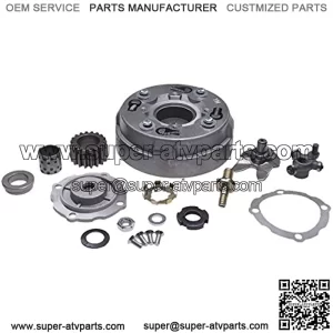 Clutch Assembly 18 Teeth For Semi Auto 50cc 70cc 90cc 110cc 125cc Engine Dirt Bikes ATV Go-Kart Taotao Kazuma (18T)