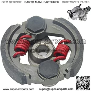 Racing Heavy Duty 2 Stroke Minimoto Clutch Pad fit For 43cc 47cc 49cc Engine Pocket Dirt Bike ATV Quad Crosser 4 Wheeler 2 springs red