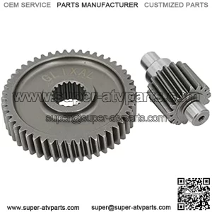 High Performance GY6 49cc 50cc Chinese Scooter Racing Final Drive Gear Set 139QMB 1P39QMB Moped ATV Go Kart (17T/49T)