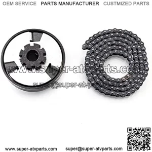 Clutch Assembly 3/4" Bore 4ft 35 Chain 12T Centrifugal Clutch for Go Kart, Minibike, ATV