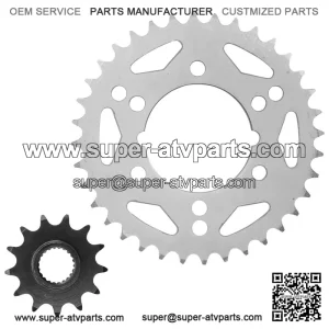 Polaris Scrambler 500 4X4 2000-2011 Front/Rear Sprockets Kit