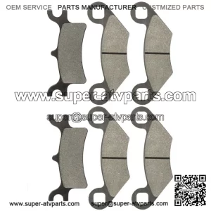 Polaris Scrambler 500 4X4 2005-2012 Front/Rear Brake Pads