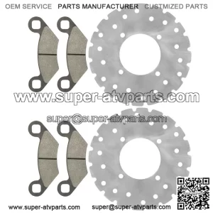 Polaris Scrambler 500 2X4/4X4 2001-2009 Front Brake Disc Rotors w/Pads