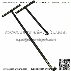 NEW 2-PCS EXHAUST SPRING PULLER SET UNIVERSAL 2 STROKE ATV UTV HANDLE HOOK TOOL