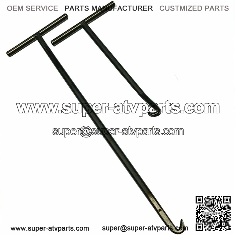 NEW 2-PCS EXHAUST SPRING PULLER SET UNIVERSAL 2 STROKE ATV UTV HANDLE HOOK TOOL
