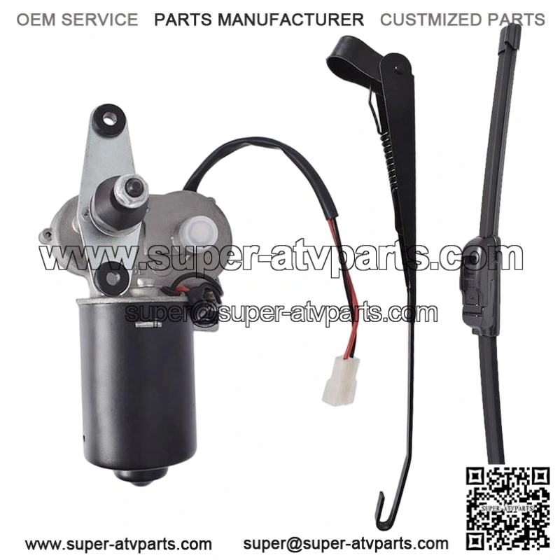 UTV 12V Electric Windshield Wiper Motor Kit for RZR Kawasaki