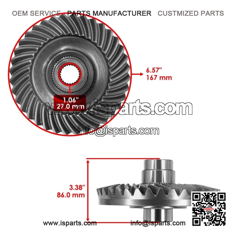 Rear Differential Gear & Pinion Bearing Kit for Can-Am Outlander Max 650 6x6 (2022-2023) - Image 2