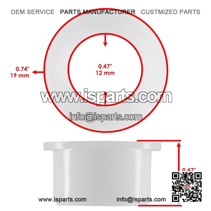 Front A-Arm Bushing Kit for Polaris ACE 150 (2017-2021) & Ranger 150 (2018-2025) ?C Part #5453653 - Image 2
