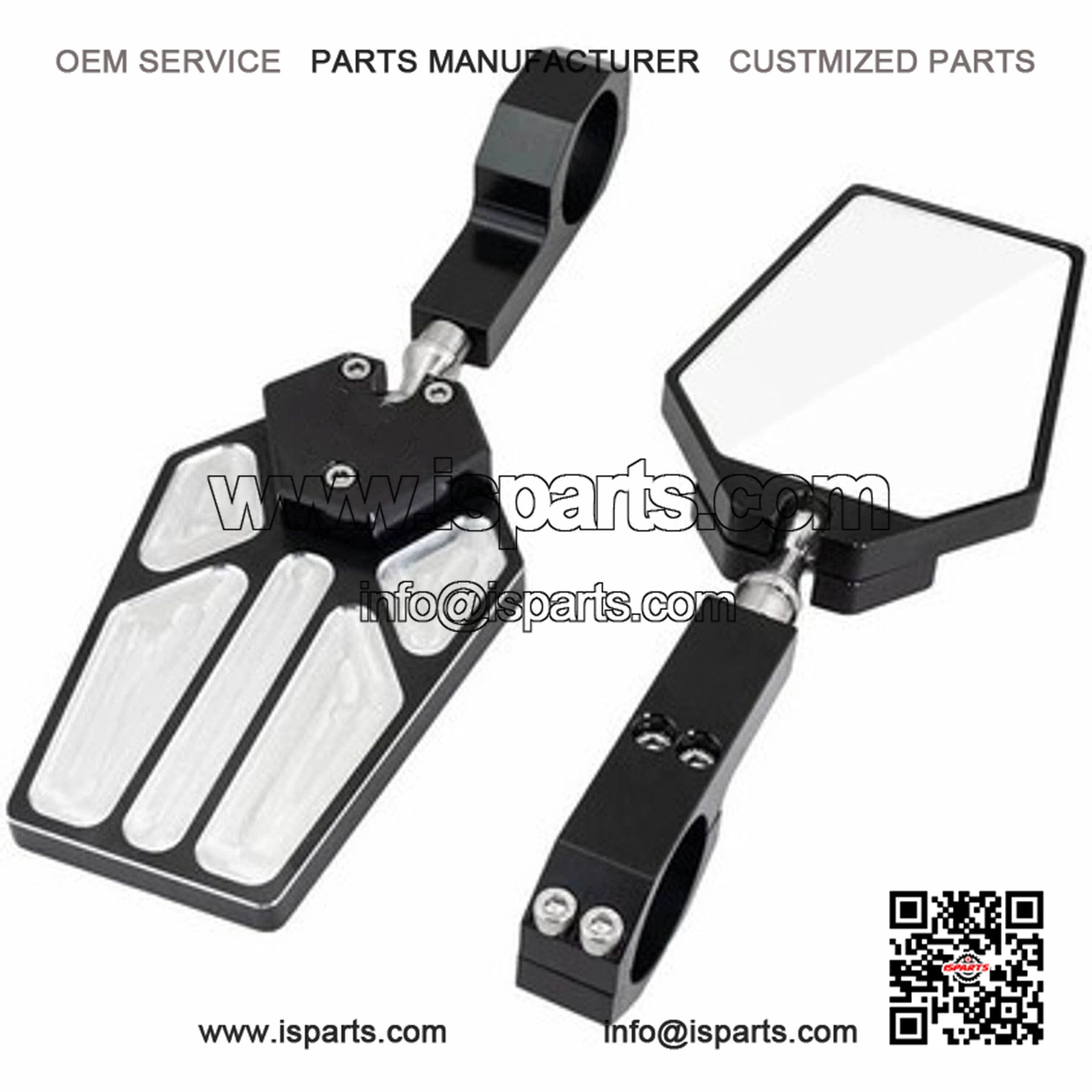 Billet Style Side Mirrors for Polaris Ranger Models