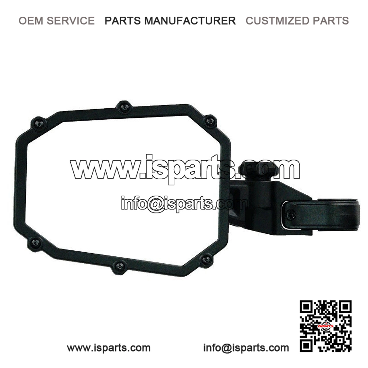 UTV Side Mirror with Dual Axis Breakaway for Polaris Ranger 400