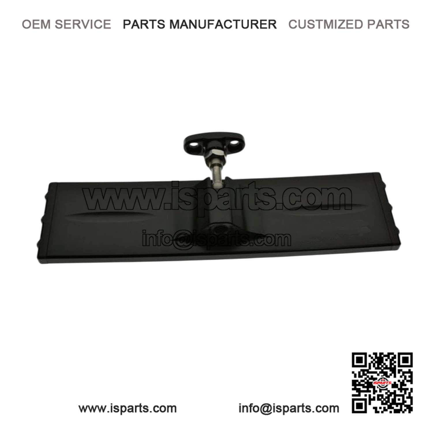 9" Wide Panoramic Rearview Mirror with Bolt-On Design for RZR