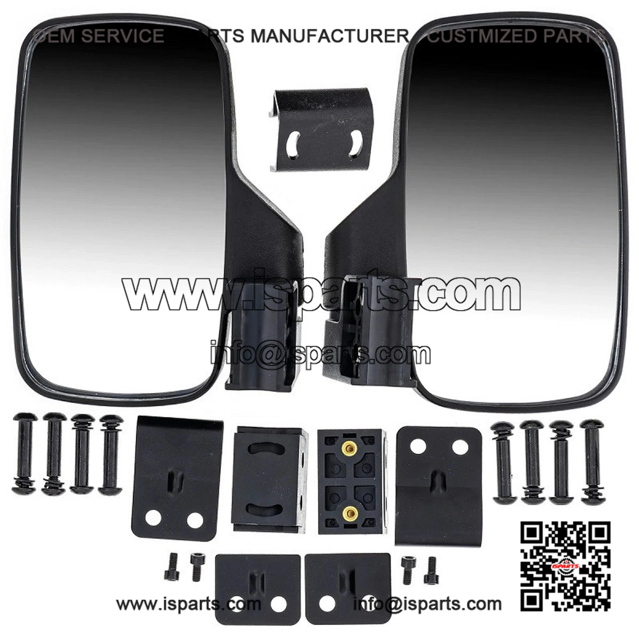 Side Mirror Set for Polaris Ranger 570/XP 900/XP 1000