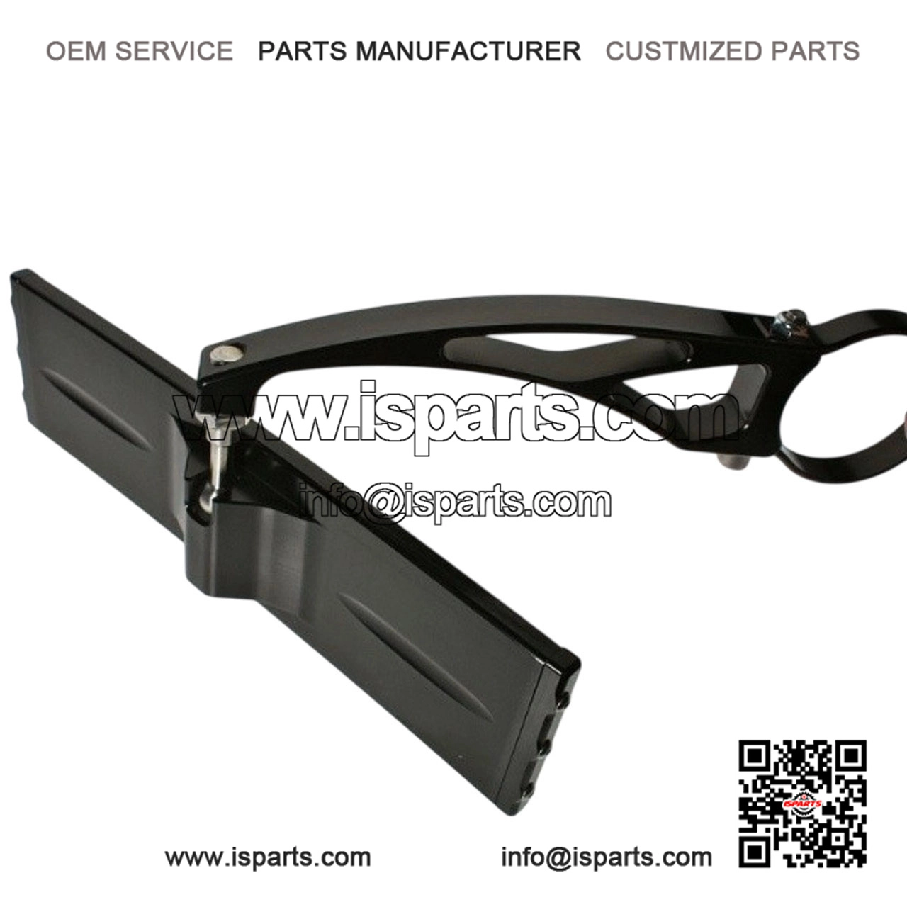 9?? Wide Panoramic Rearview Mirror with 6?? Long Arm for Honda Pioneer/Talon