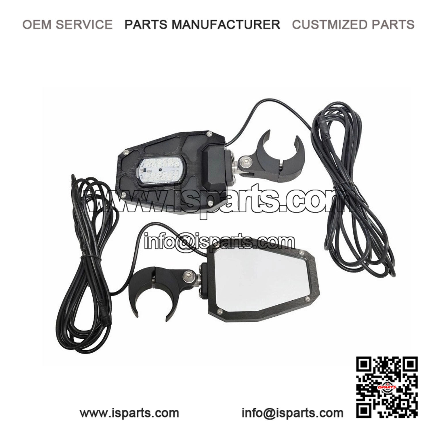 RGB LED Side Mirrors for Kawasaki Teryx