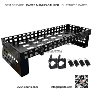 UTV Over Bed Cargo Rack Featuring Tool Clamps and Molle Panel Sides