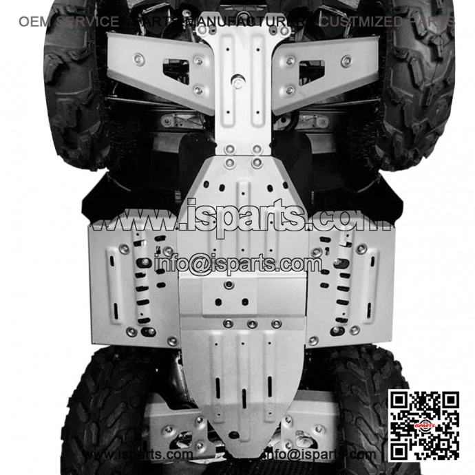 Central Skidplate Kit for Polaris Sportsman 850 (2015-2020) and 1000 (2015-2019)