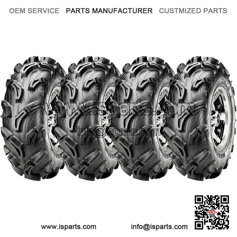 Front 25x8-12 and Rear 25x10-12 6 Ply ATV Tyre Set