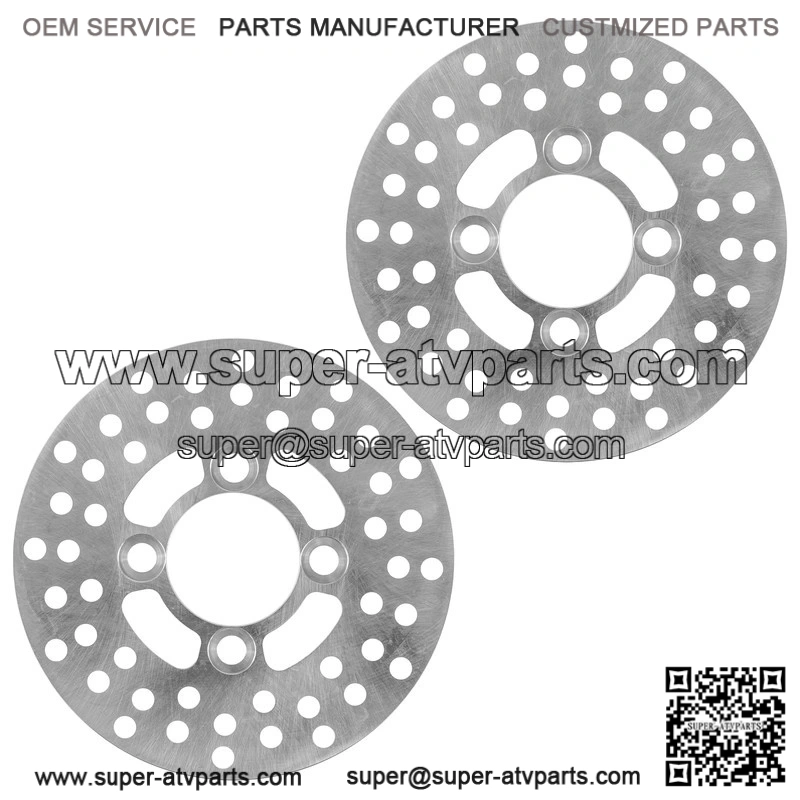 For Yamaha Raptor 700 YFM700R YFM700 R 2006-2012 2 Front Brake Disc Rotor Pad - Image 3