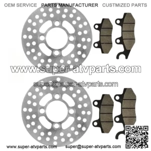 For Yamaha Rhino 450 YXR450 4X4 2006-09 Rear Brake Caliper And Disc Rotor With Pad