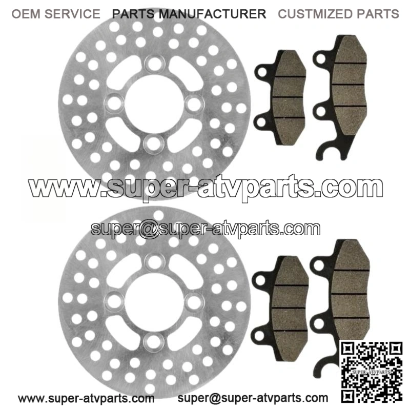 For Yamaha Rhino 450 YXR450 4X4 2006-09 Rear Brake Caliper And Disc Rotor With Pad