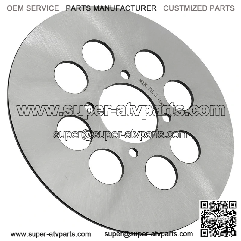 For Yamaha Raptor 660R 2001-2005 Rear Right Brake Disc with Brake Pads and Bolts