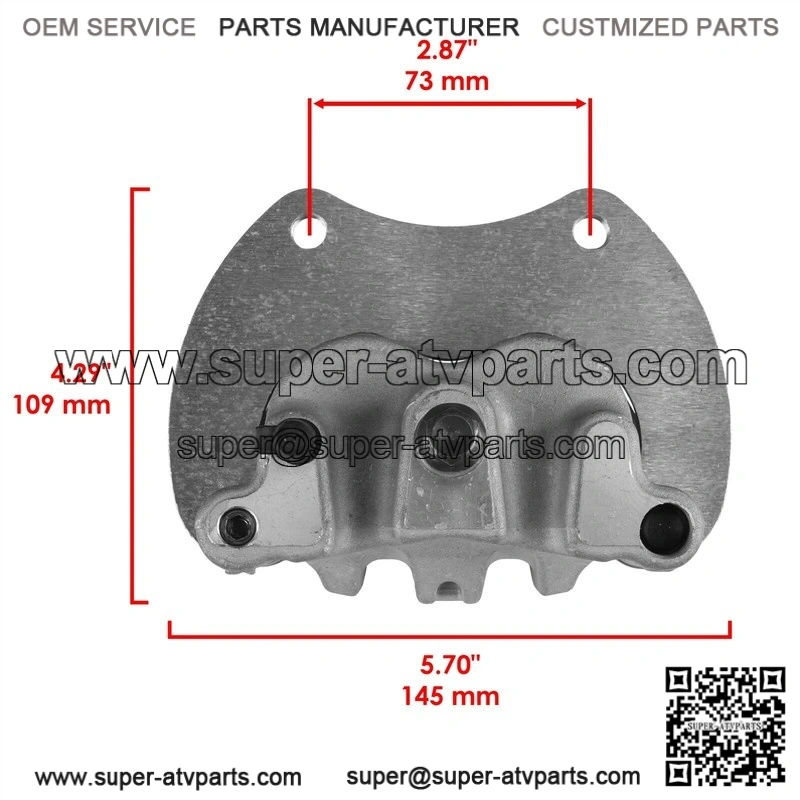 For Suzuki LT-Z400 LTZ400Z Quadsport Z400 2003-14 Front Caliper Brake Disc Pad - Image 2