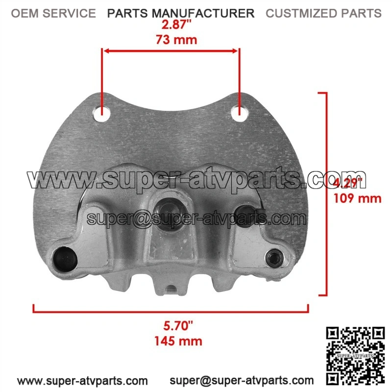 For Suzuki LT-Z400 LTZ400Z Quadsport Z400 2003-14 Front Caliper Brake Disc Pad - Image 3
