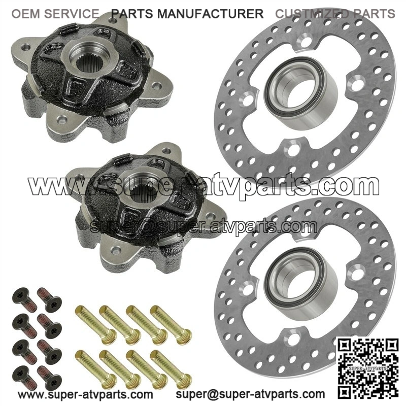 For Polaris RZR XP 4 900 EFI 2013 Wheel Carrier Disc and Bearing With Bolts