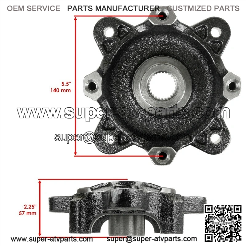 For Polaris RZR XP 4 900 EFI 2013 Wheel Carrier Disc and Bearing With Bolts - Image 2