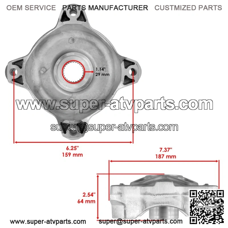 Fits Yamaha 5FK-2582W-00-00 Rear Wheel Brake Disc Rotor - Image 2