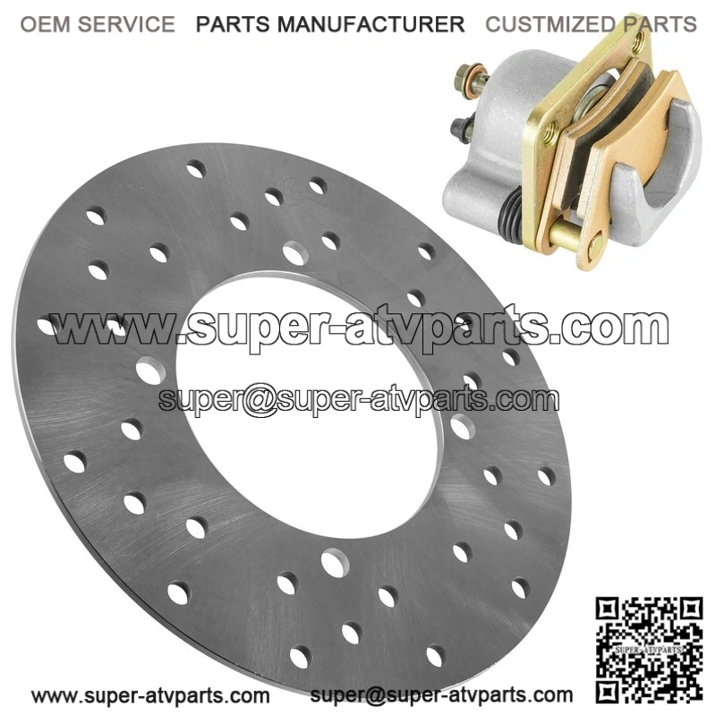 Fits Yamaha YFZ450X 2010 2011 Front and Rear Brake Disc Rotor With Brake Pads