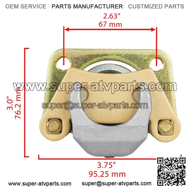 Fits Yamaha YFZ450X 2010 2011 Front and Rear Brake Disc Rotor With Brake Pads - Image 2